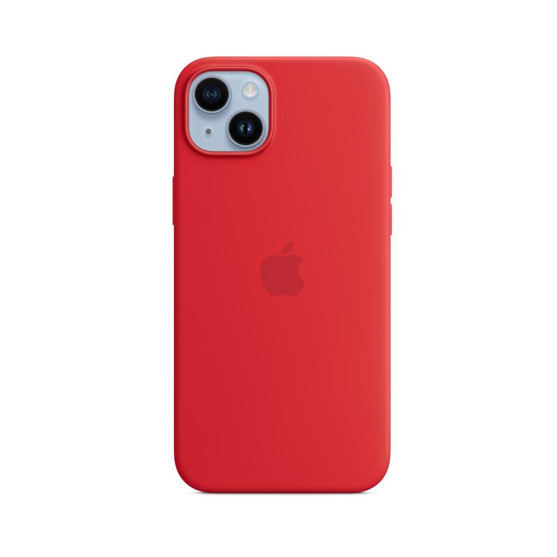 Apple iPhone 14 Plus Silicone Case (PRODUCT)RED with MagSafe MPT63ZM