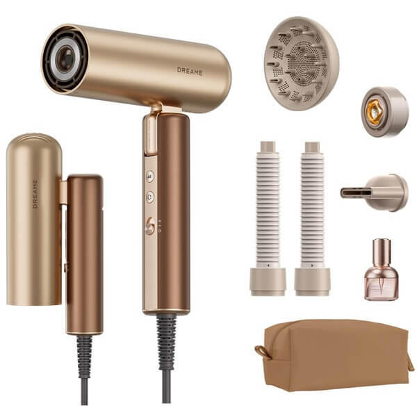 DREAME Pocket Aura High-Speed Hair Dryer Tea Gold/AZP20A