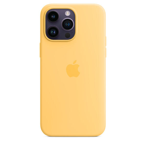 Apple iPhone 14 Pro Max Silicone Case Sunglow with MagSafe MPU03ZM