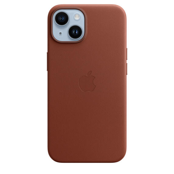 Apple iPhone 14 Leather Case Umber with MagSafe MPP73ZM