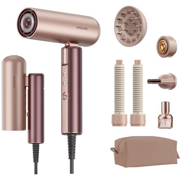 DREAME Pocket Aura High-Speed Hair Dryer Pink/AZP20A