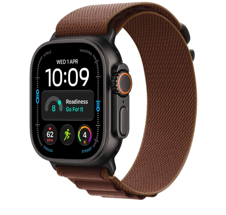 APPLE Watch Ultra 4 49mm Natural Titanium/Desert Alpine Loop