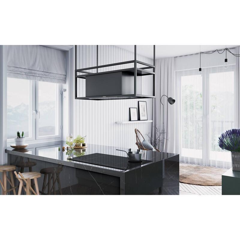 გამწოვი AIRFORCE Q-BIC Island Extractor Hood Dark Glass