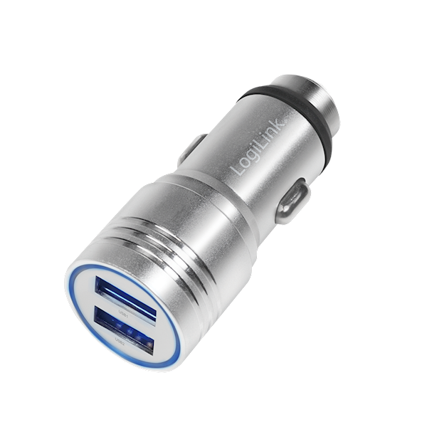 LOGILINK PA0228 USB Car Charger 2 Port 10.5W 119339