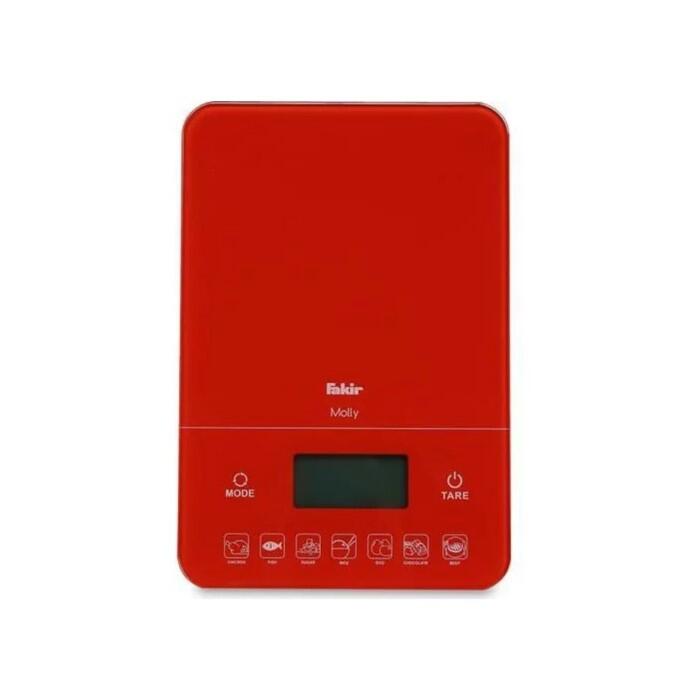 FAKIR Digital Kitchen Scale Red/8110