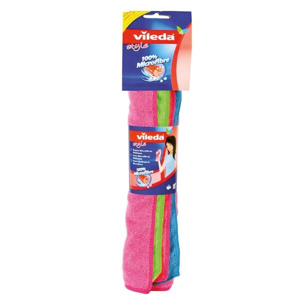 VILEDA Universal Microfiber Cloth 4 Pcs 4023103147232