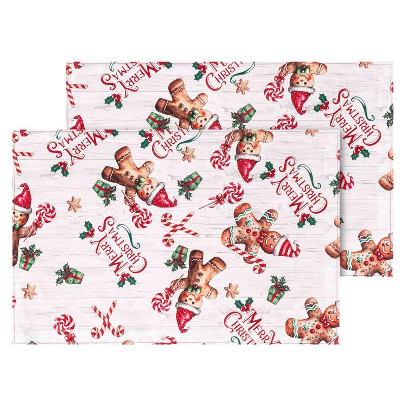 ARDESTO Serving Napkin Set Christmas Gingerbread, 2pcs, ART15HG