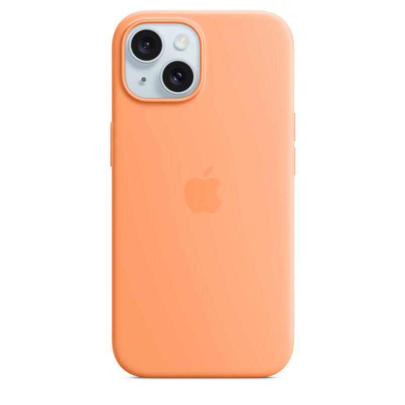 Apple iPhone 15 Silicone Case Orange MT0W3ZM/A