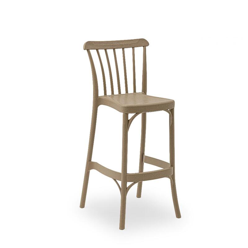 Tilia Gozo Bar Chair Coffee