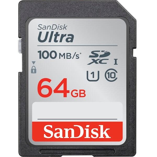 KINGSTON SDXC 64GB C10 UHS-I R100MB/s + SD