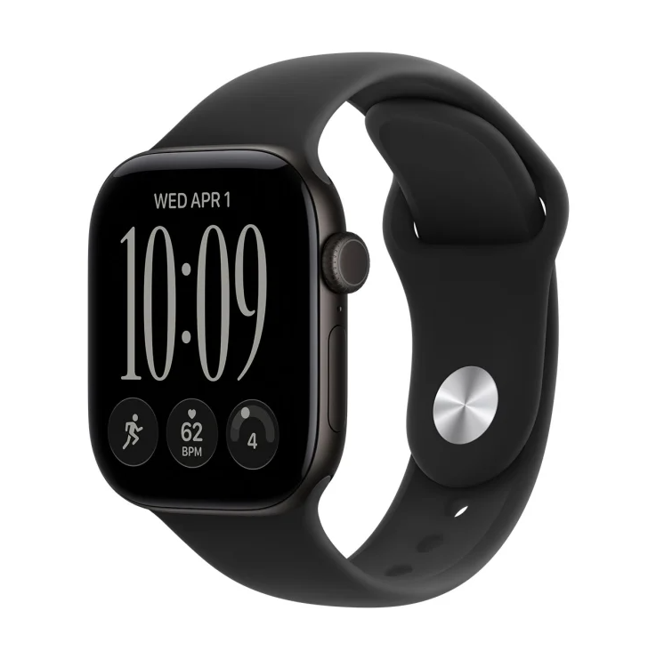 APPLE Watch Series 12 46mm Black/Black Sport Band