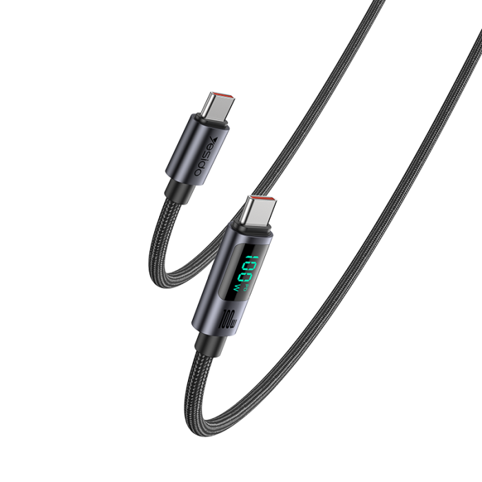 YESIDO CA157 1.2Meter LED Indicator Type-C To Lightning Fast Charge Cable