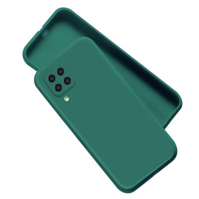 Galaxy A03S Alcantra Case midnight Grn