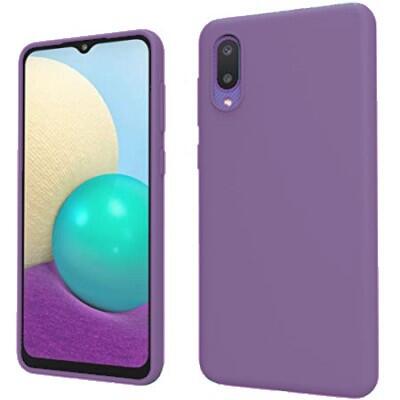 Galaxy A02 Alcantara Case Violet