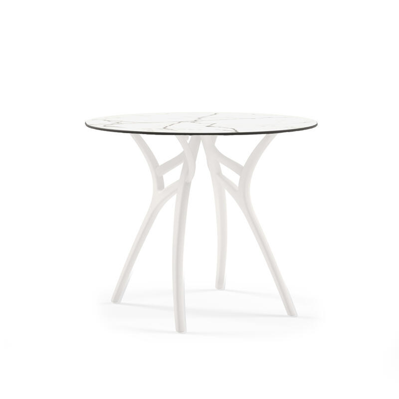 TILIA IVY-L TABLE Ø77 CM BLACK MARBLE