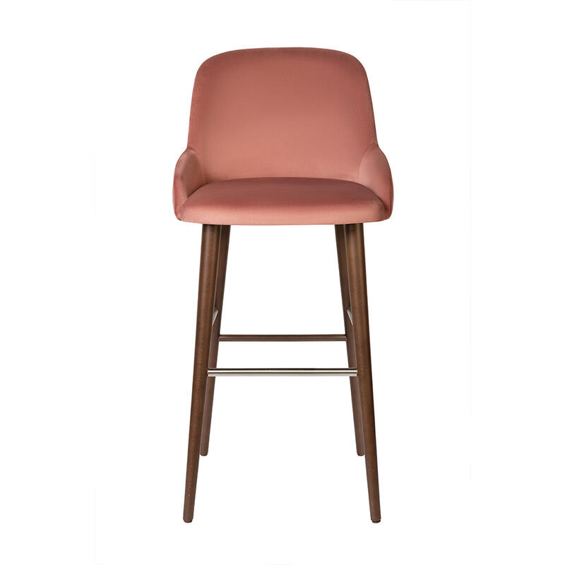 CMcadeiras Newton Beta Bar Chair Elastron Paris Salmon