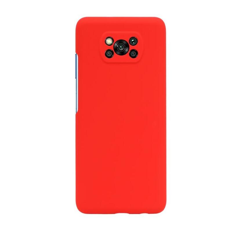 Poco X3 Pro Alcantara Case Red