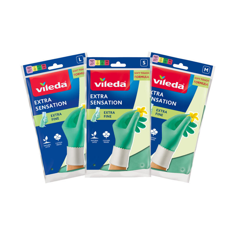 VILEDA Gloves "Sensitive" Size M 4023103073937