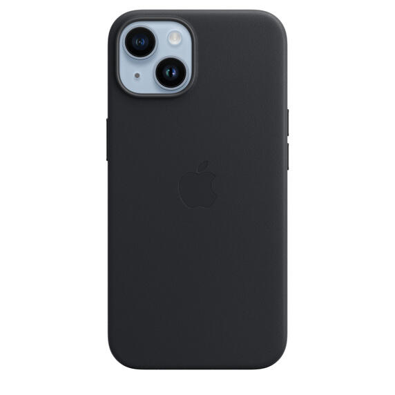Apple iPhone 14 Leather Case Midnight with MagSafe MPP43ZM
