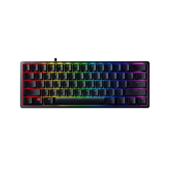 Razer Keyboard Huntsman Mini RGB 61key Purple Switch USB EN Black / RZ03-03390100-R3M1