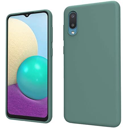 Galaxy A02 Alcantara Case midnight Grn