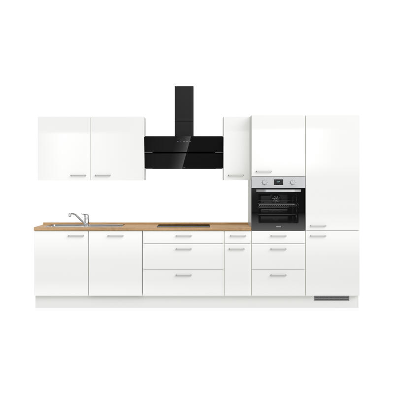 NOBILIA Kitchen Flash High - Line 360cm (240cm + 60cm + 60cm) / R