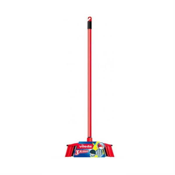 VILEDA Floor Sweeping Brush with Triple Effect and Universal Handle 130 CM 4023103173118