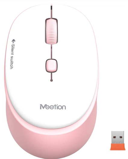 Meetion R571 Pink&White