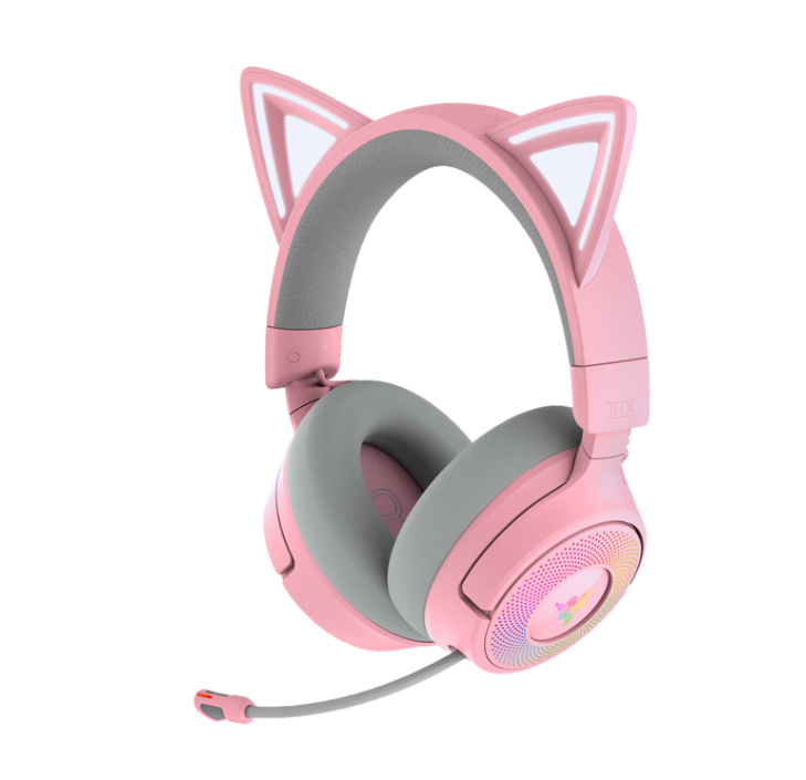 Razer Headset Kraken Kitty V3 Pro, USB/BT/WL, quartz / RZ04-05170200-R3M1