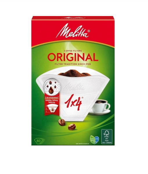 Melitta Filterbag Aroma Zones 1X4/80 WH / 6771380