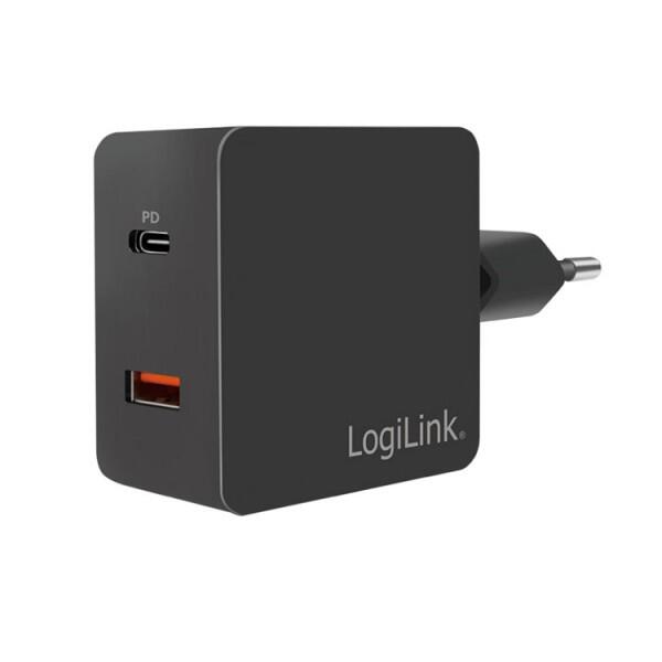 LOGILINK PA0220 Socket adapter 1xUSB-C port (PD) & 1xUSB-A