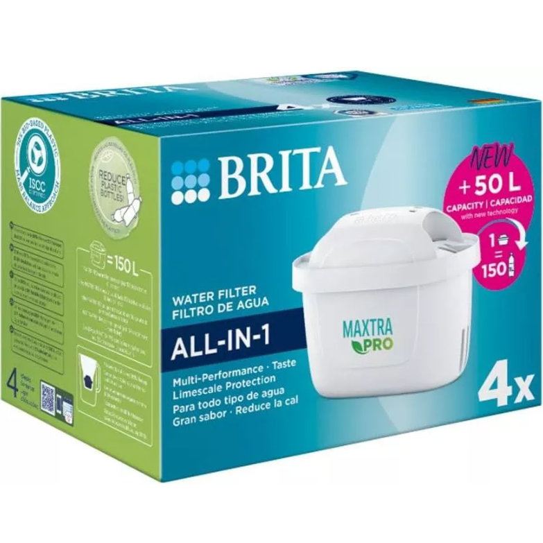 BRITA Water Filter Cartridge Pack 4 MXpro CU PLO / 26292