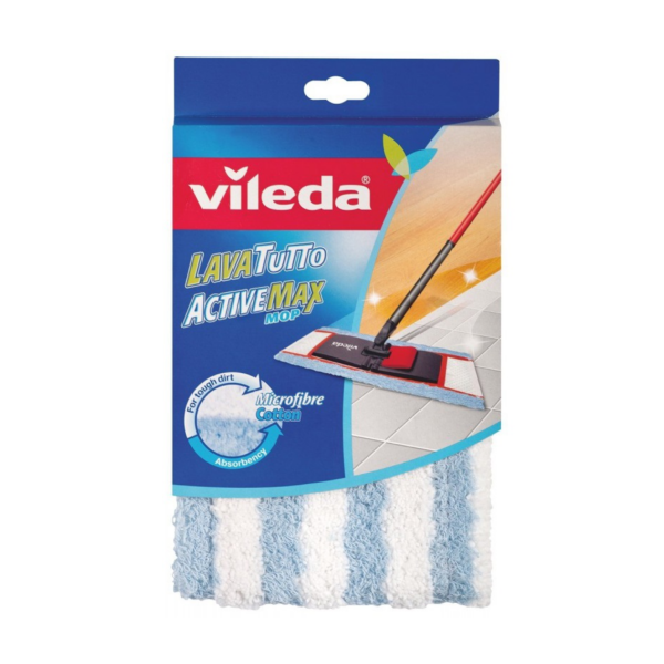 VILEDA Floor Cleaning "Active Max Mop" Refill 8001940006659