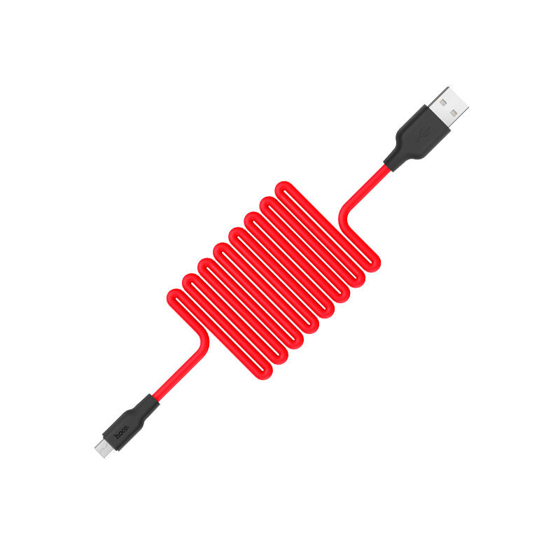 HOCO X21 Silicone micro charging cable/71389