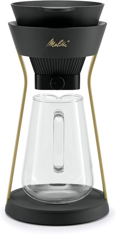 Melitta Pour Over Coffee Maker Amano Black-Gold / 6772206