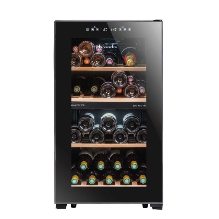 La Sommelière double-zone wine cellar 50 bottles LS512ZBLACK