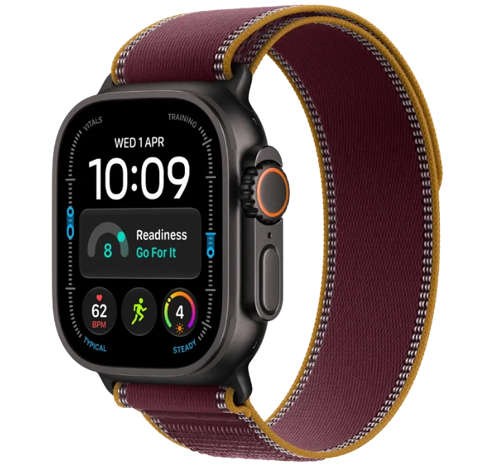 APPLE Watch Ultra 4 49mm Natural Titanium/Sand Trail Loop
