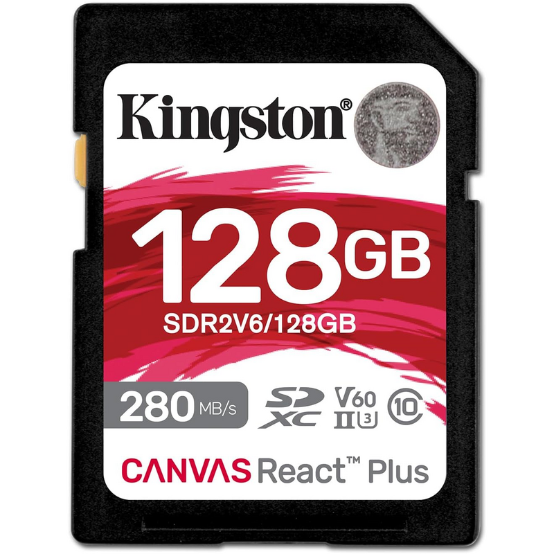 KINGSTON SDR2V6/128GB React Plus SDXC UHS-II 280R/100W