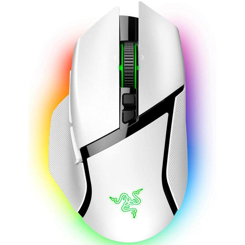 Razer Mouse Basilisk V3 Pro, RGB, USB-A/WL/BT, white / RZ01-04620200-R3G1