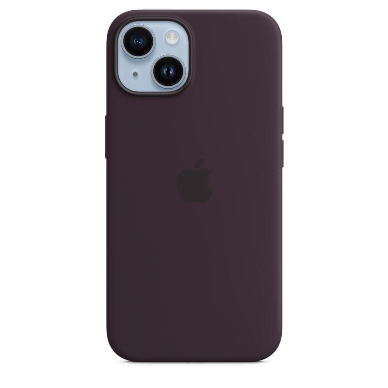 Apple iPhone 14 Silicone Case Elderberry with MagSafe MPT03ZM
