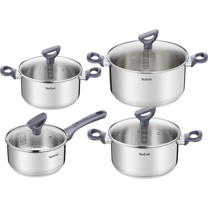 TEFAL 16cm 18cm 20cm 24cm Pot Set G712S855