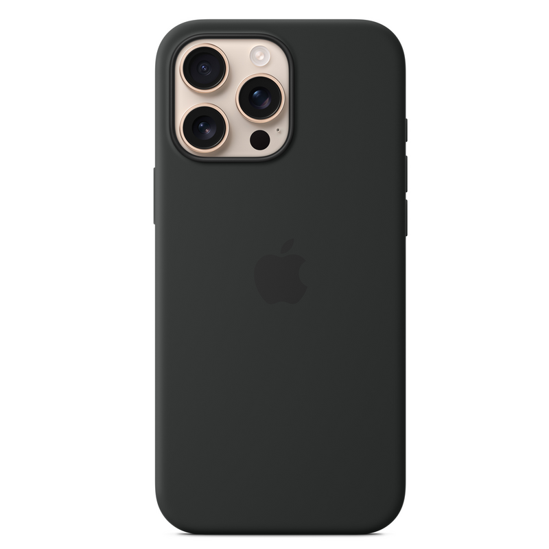 მობილურის აქსესუარი Apple iPhone 16 Pro Max Silicone Case - Black MYYT3ZM/A