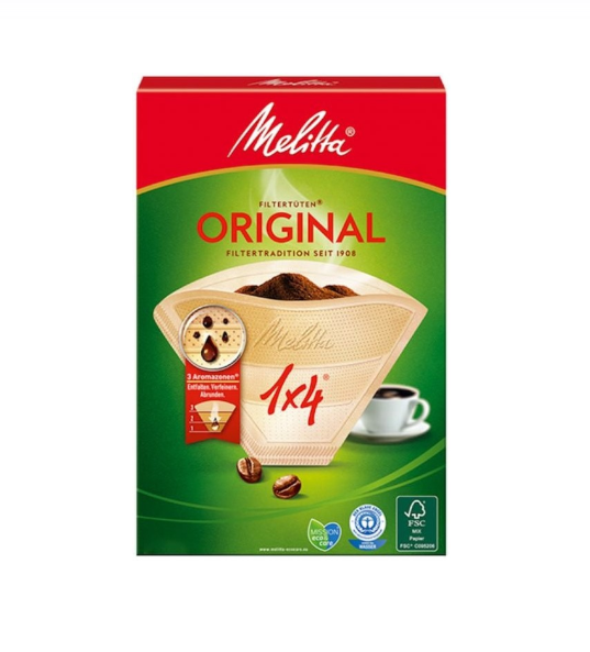 Melitta Filterbag Aroma Zones 1X4/80 BR / 6771381