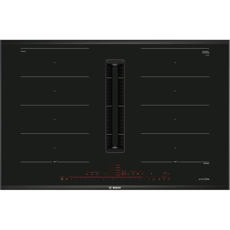BOSCH Accent Line hobs with integrated extractor hood PXX895D66E