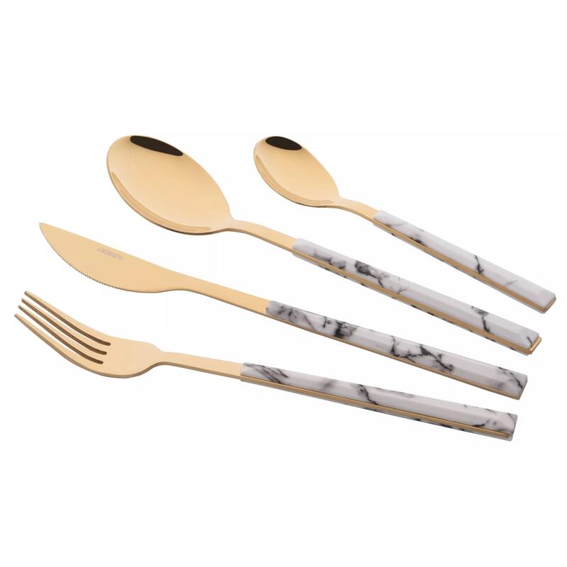 ARDESTO Cutlery Set Gemini Marmo, 16pcs AR1916MWS