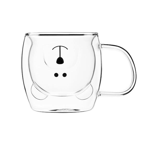 ARDESTO Double Wall Glass Cups 250 ml, 2 pcs AR2625G