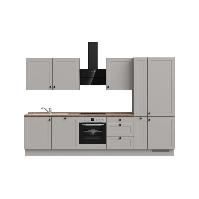 NOBILIA Kitchen Cascada High - Line 330cm (240cm + 60cm + 30cm) / R